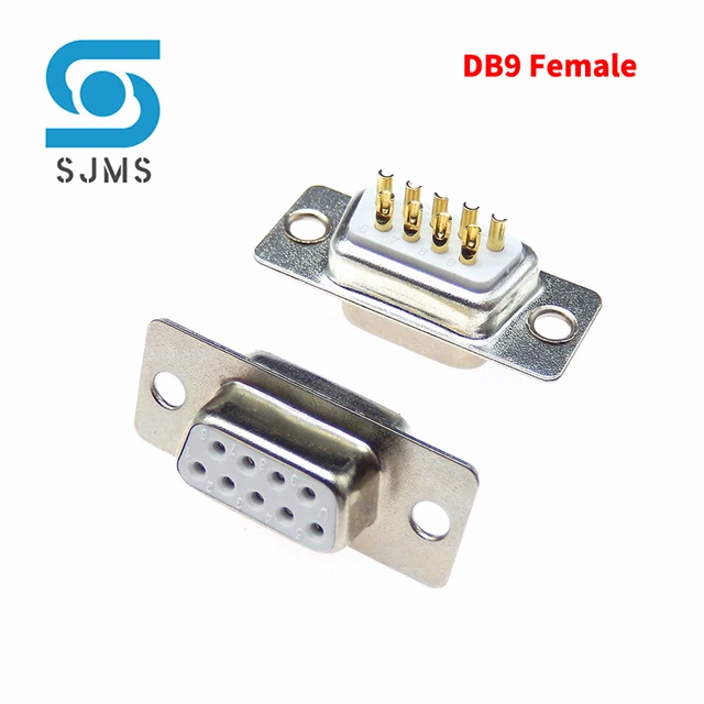 2PCS DB9 Female