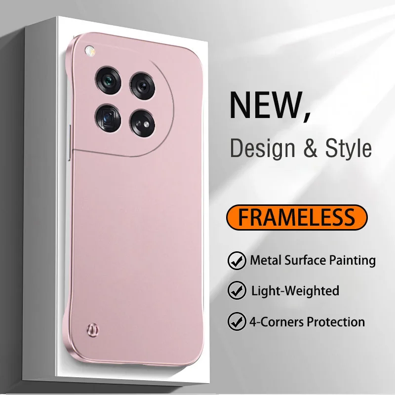 Luxury Metal Surface Ultra-Thin Frameless Phone Case
