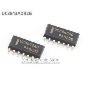 5pcs/lot UC3843ADR2G UC3843AD SOP-14 package Original genuine LCD power management chip