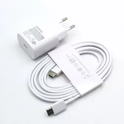 25W Super Fast Charging Adapter with 1.8M Type C Cable - White-With 3A Cable