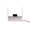 CNC Front Bumper Lamp LED Light for Tamiya 1/14 Truck King Hauler 56344 56301 RC Tractor Trailer LESU Tamiya Part 4