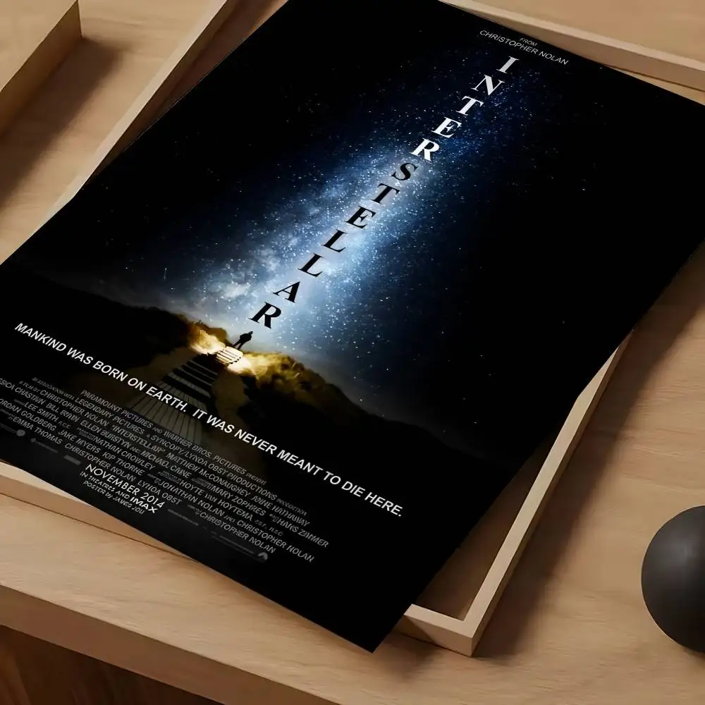 Film I-Interstellar Poster Wasserdicht Vintage Film Poster Hochwertige Wand Kunstdruck Für Zimmer Dekor Geschenk – Detail 18