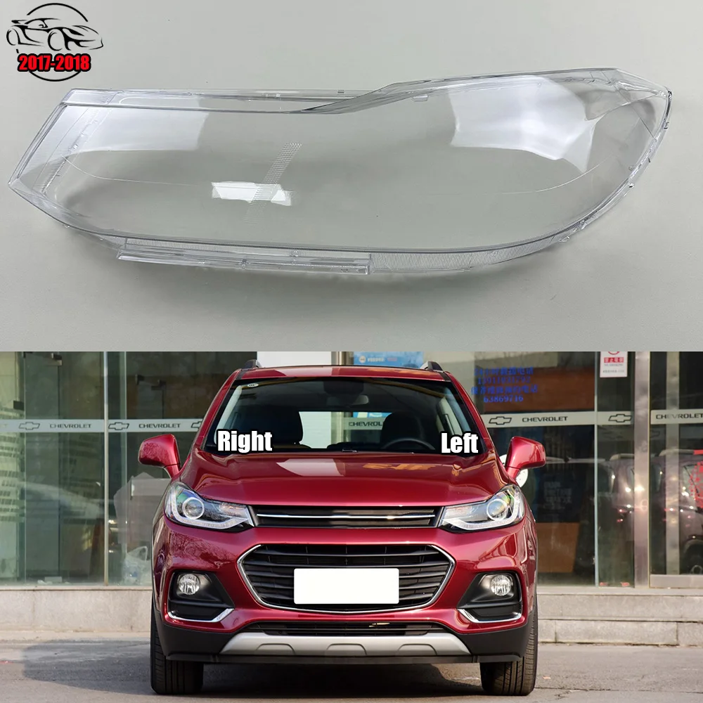 

For Chevrolet Trax 2017 2018 Auto Front Headlight Cover Headlamp Lampshade Lampcover Car Head Lamp Glass Light Lens Shell