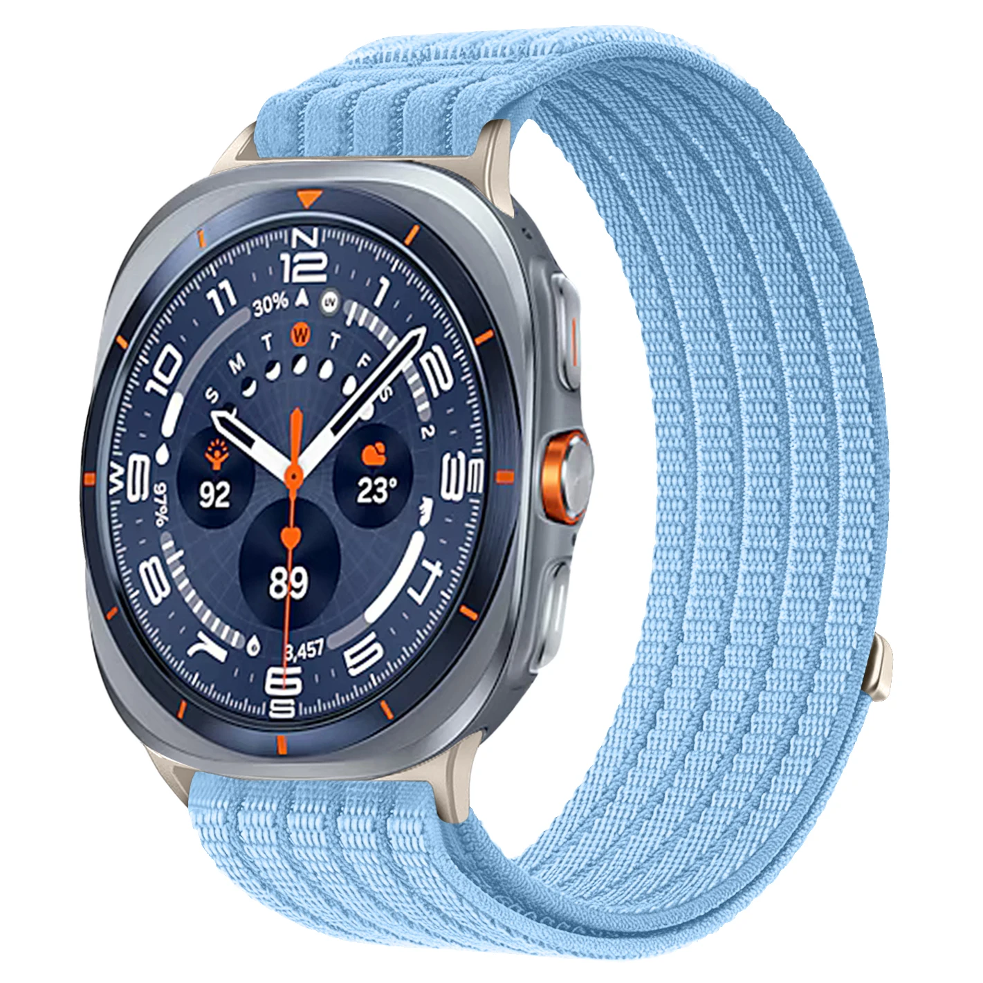 Nylon Loop Sport Band - Soft Adjustable Replacement Strap