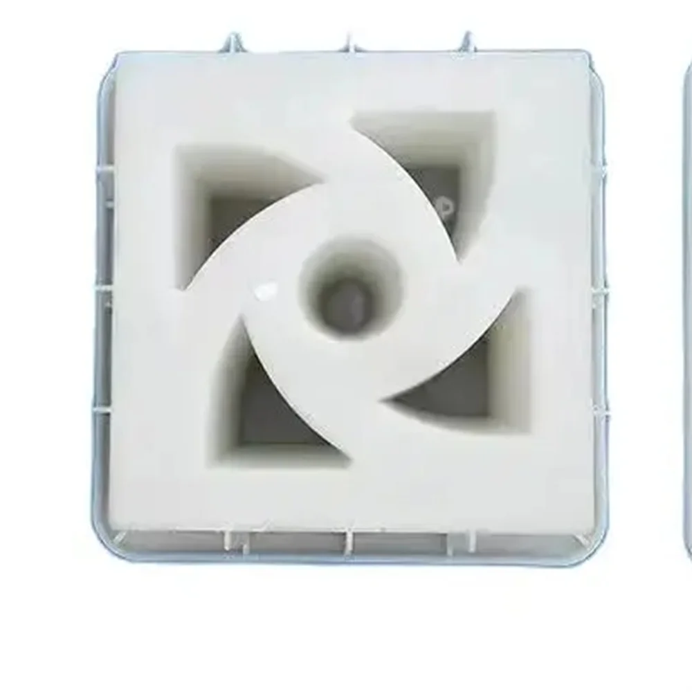 20X20Cm 3D Carving Paving Mould Window Pattern Concrete Plastic Garden Path Wall Brick Mould