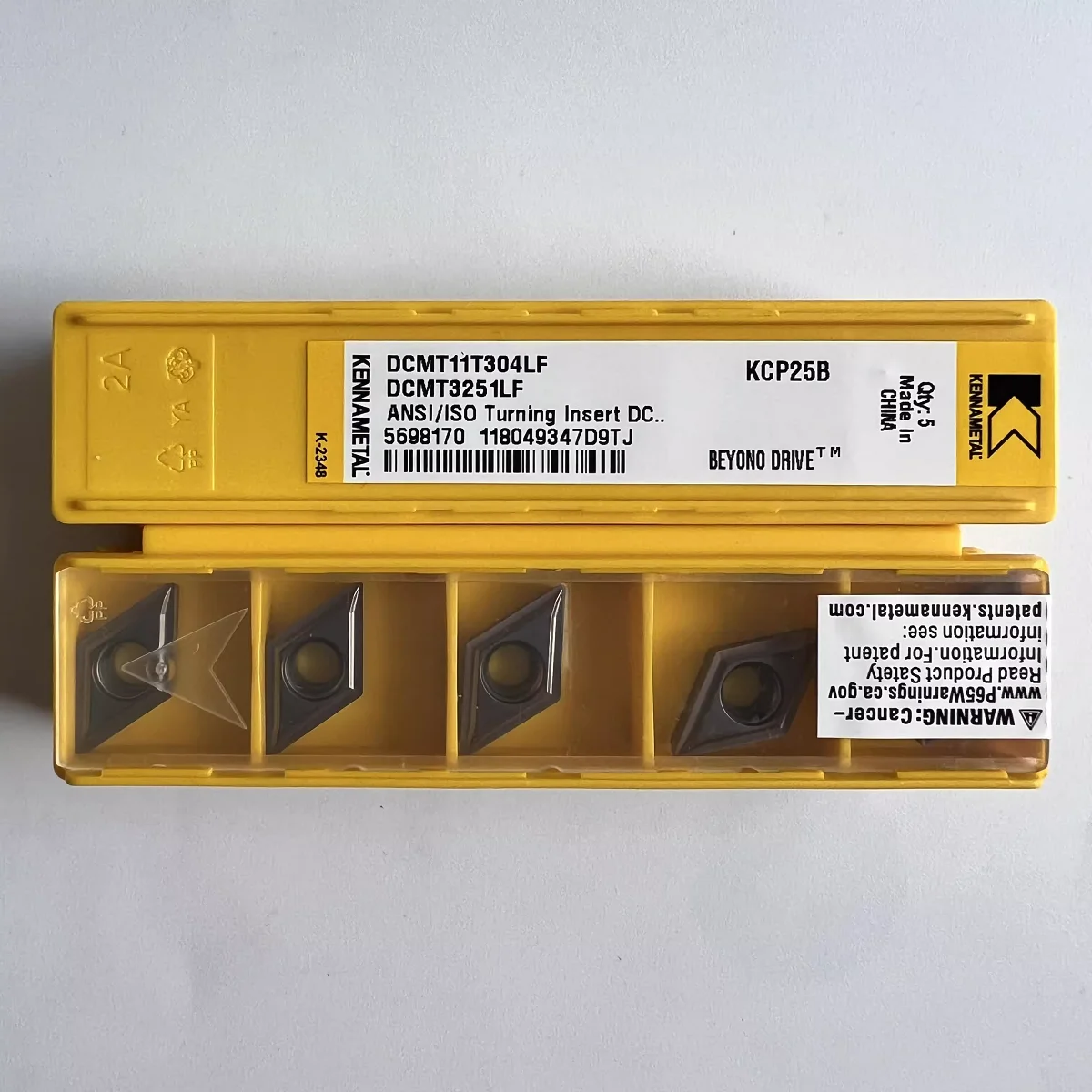 

CNC blade, hard alloy cutting blade DCMT11T304LF KCP25B
