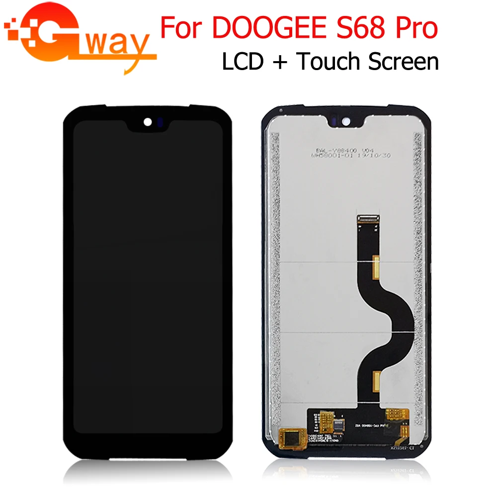 

Original For DOOGEE S68 Pro LCD Display + Touch Screen Digitizer Assembly 5.9inch Replacement Glass + Repair Tools