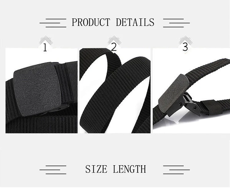 HOT Belts Men and Women Nylon Webbing Tactical Military Casual Designer Canvas Jeans Belt High Quality Army Waist Fabric_voghion.com