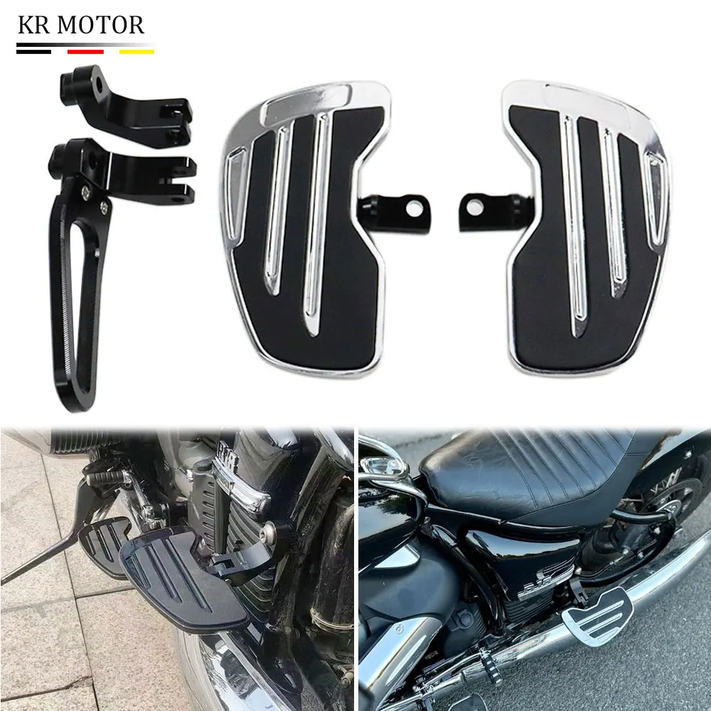 

Motorcycle Fit R 18 Passenger Footpegs Kit CNC Rear Rests Pedal Bracket Accessories For BMW R18 Classic R 18 100 Year 2020-2023
