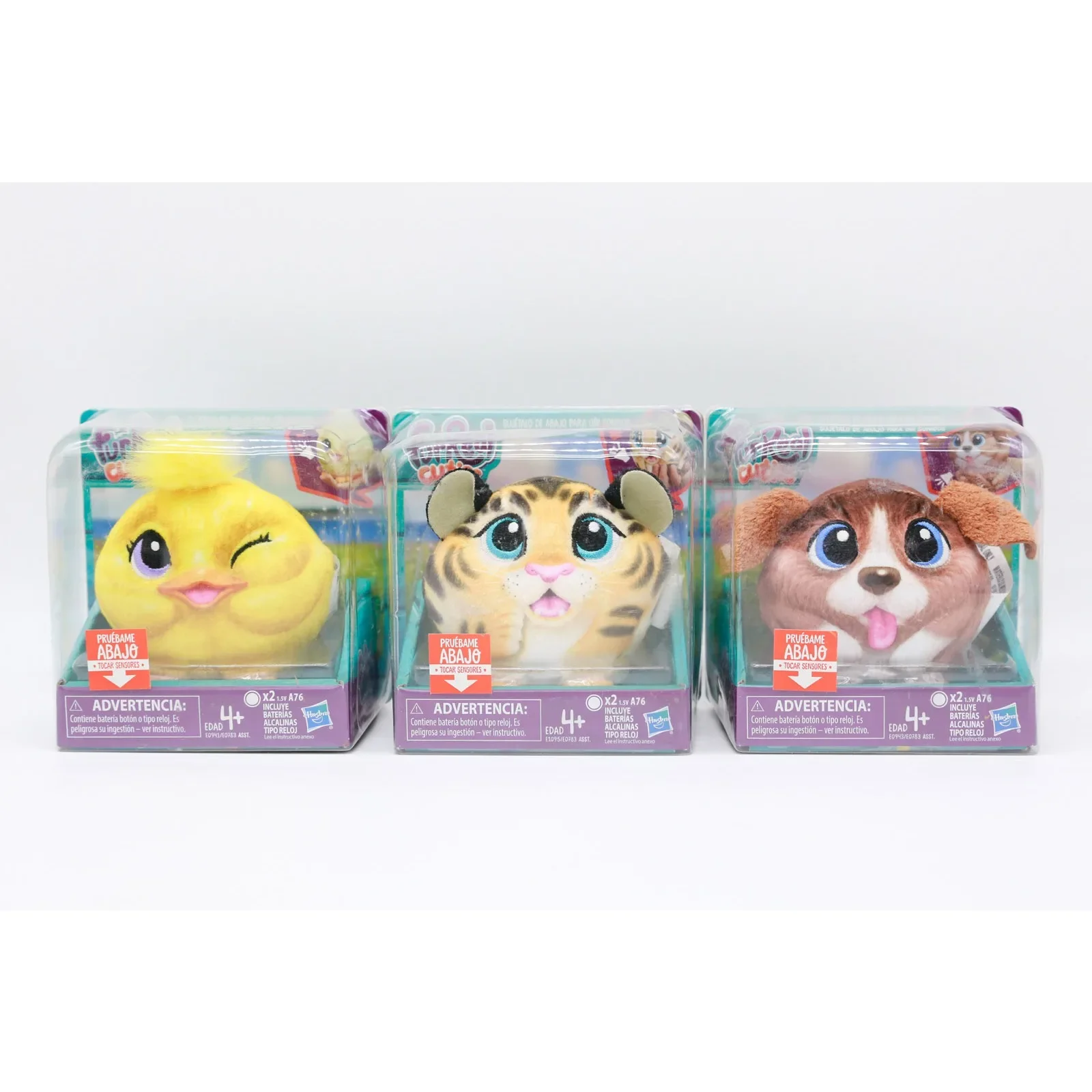 Hasbro FurReal Cuties Electronic Animal Tiger Puppy Chick Sounds Stuffed Plush Doll Toy Children Birthday Gifts