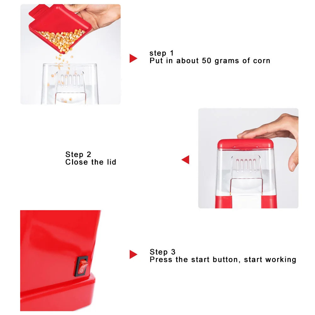 Mini Electric Popcorn Maker 5