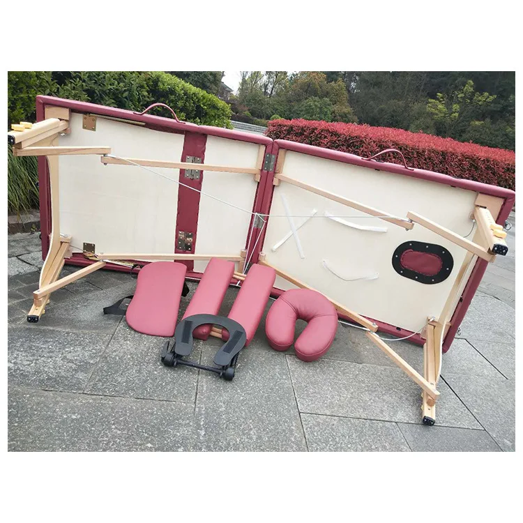 Handheld portable folding massage massage therapy home beauty tattoo bed 6