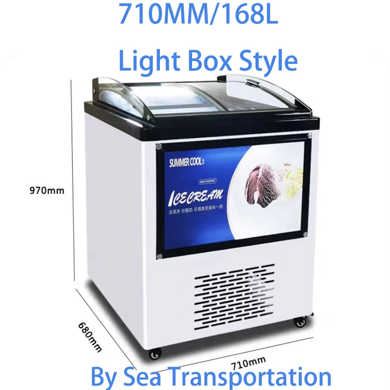 خزانة تبريد عرض الآيس كريم GSDGG فريزر كيك