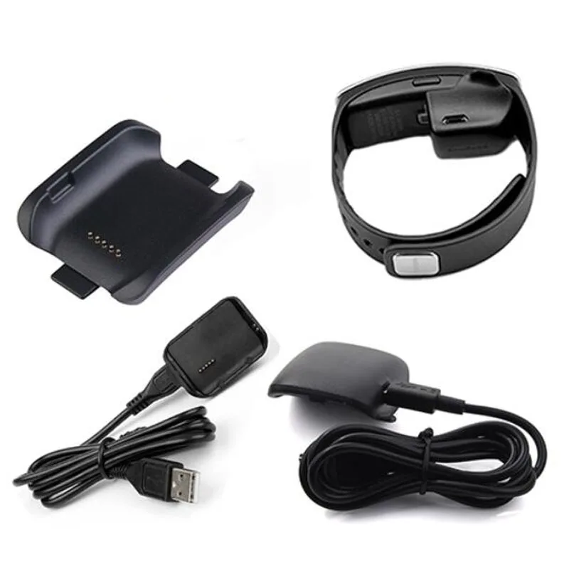 Cavo Di Ricarica Adattatore Caricabatterie Usb Per Samsung Galaxy Gear V700/Fit R350 2/S R380/R750 Neo R381 Live R382 Fit2 Pro R360/R365