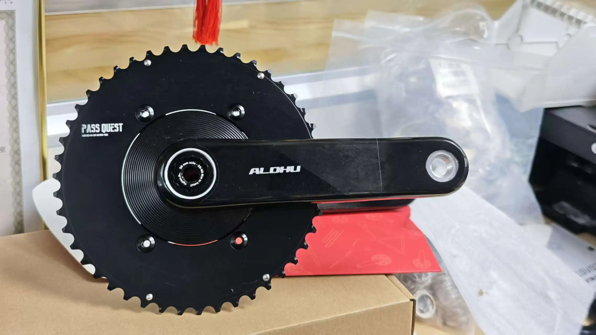 FATSHEEP Kettenblätter Spider Adapter Narrow für Rotor REX 3D+ 3DF VEGAST/ALDHU 110BCD und 130BCD Fahrradzubehör – Detail 7