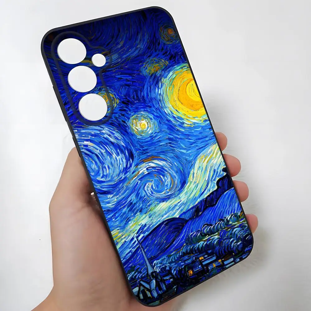 Van Gogh Oil Painting Artistic Glass Phone Case