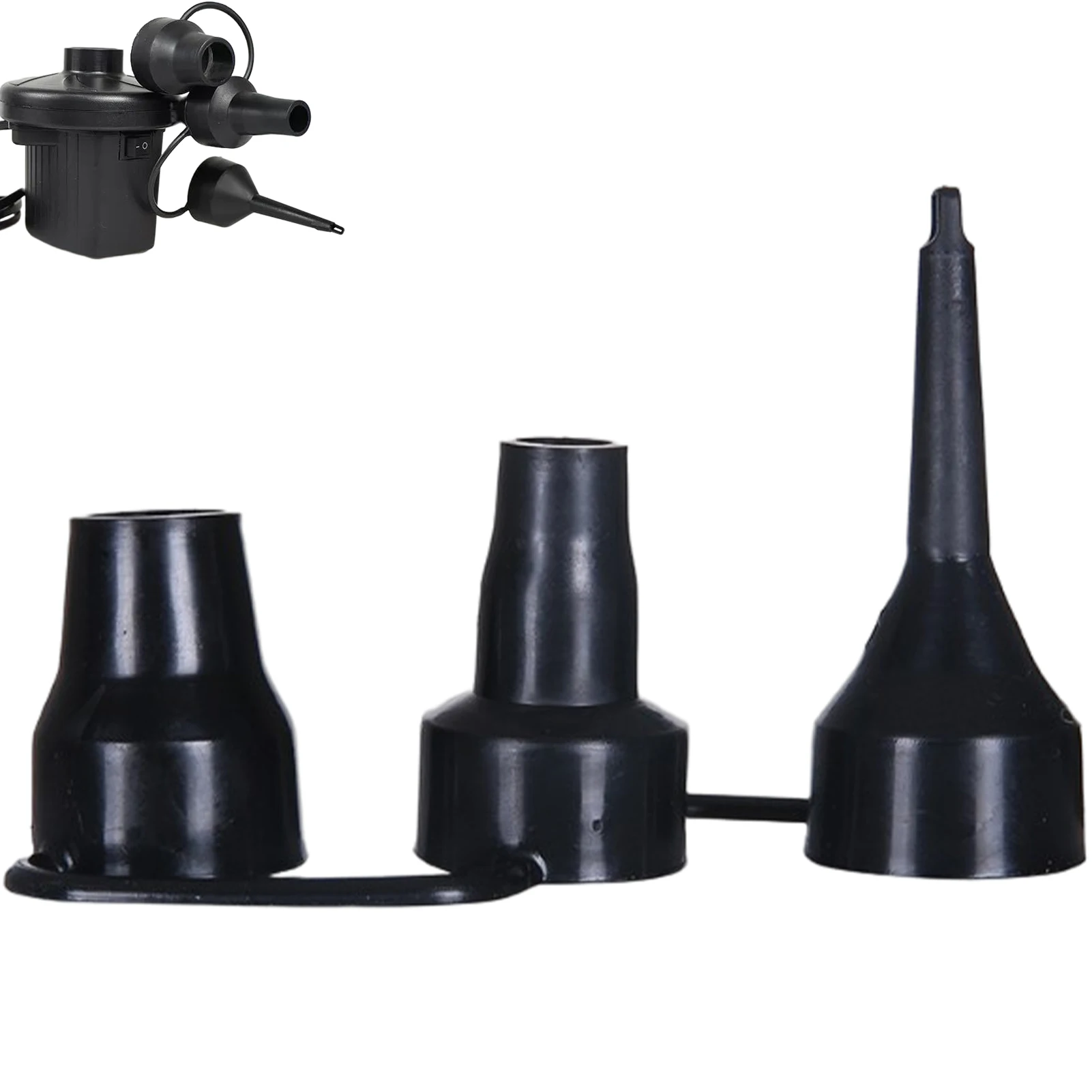 Air Pump Nozzles Air Pump 3 Sizes Portable Quick For Air Pump Deflate Head Plastic Electric Mattress Pool Sofa Beach Toys Replacement Nozzles Durable