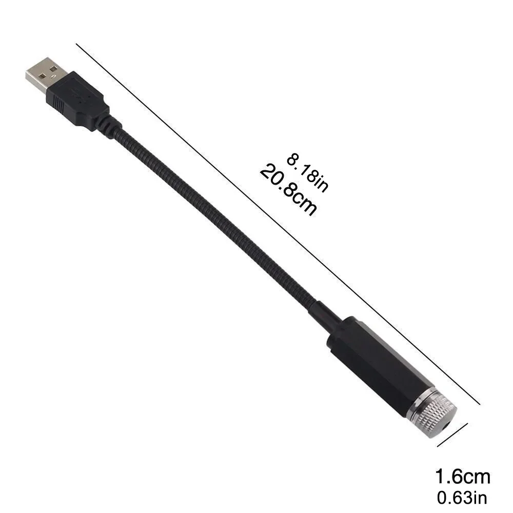 미니 LED 자동차 지붕 스타 야간 조명 프로젝터 조명 ??인테리어 주변 밤 별이 빛나는 하늘 USB LED 장식 조명 플러그 앤 플레이