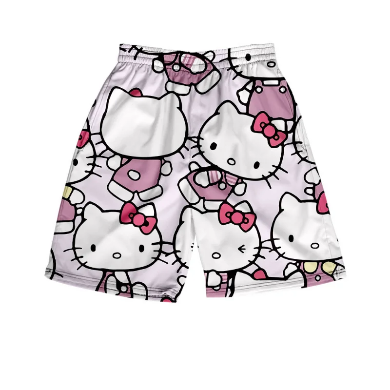 Shorts esportivos de coração de amor de moda coreana - loja de moda Kawaii