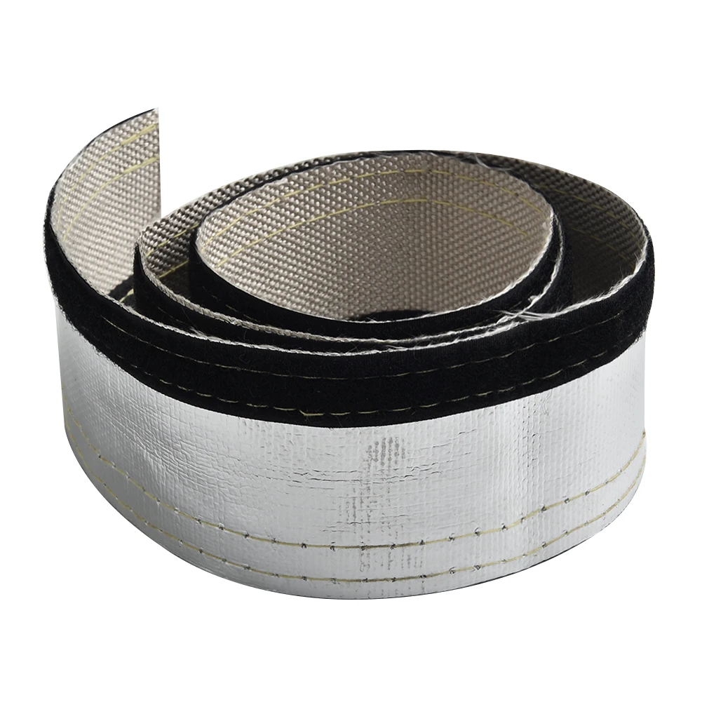 Heat Insulation Sleeve 1M Metal Heat Shield Insulated Wire Hose Cover Wrap Tube Thermal 12mm Car Accessories