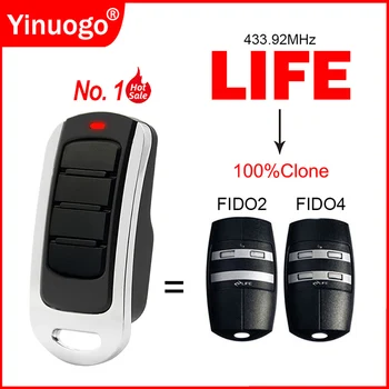 생활 FIDO2 FIDO4 차고 문 원격 제어 복사기 433.92mhz 전기 게이트 제어, 차고 문 명령 오프너 송신기