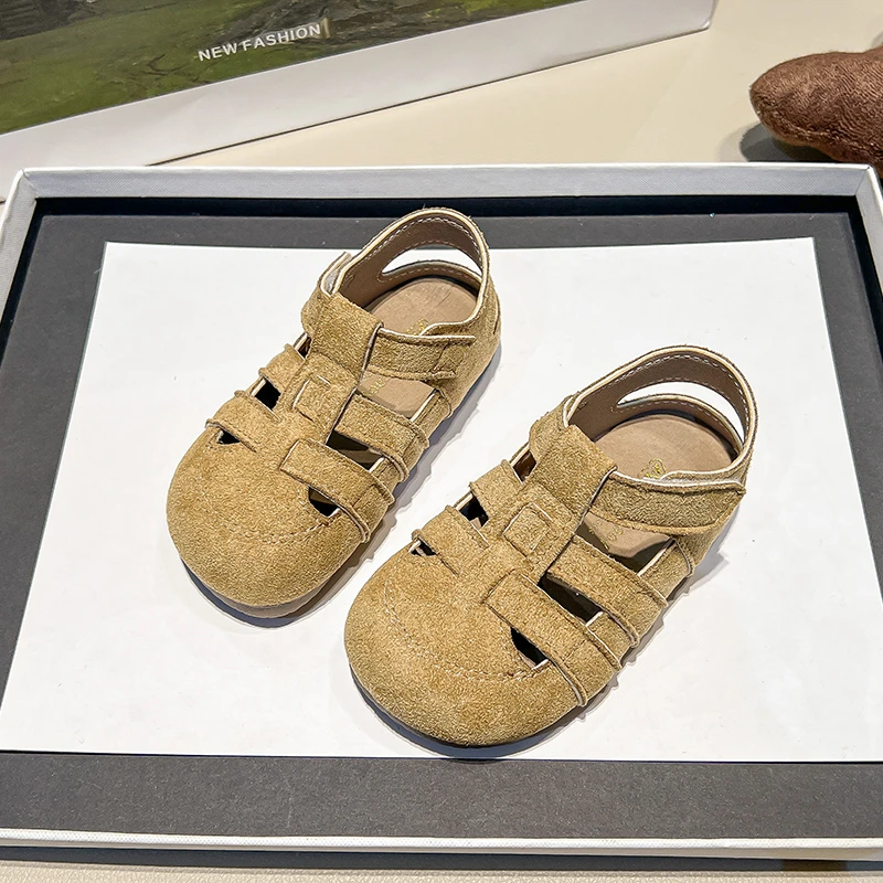 Girls Summer Sandals Non Slip Rome Style Toddler Beach Shoes