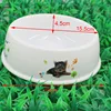 Pet Dog Feeding Food Bowls Puppy Lovely Print White Dog Feeder Dish Bowel Cat Bowl Deep Bowl with Large Capacity 6