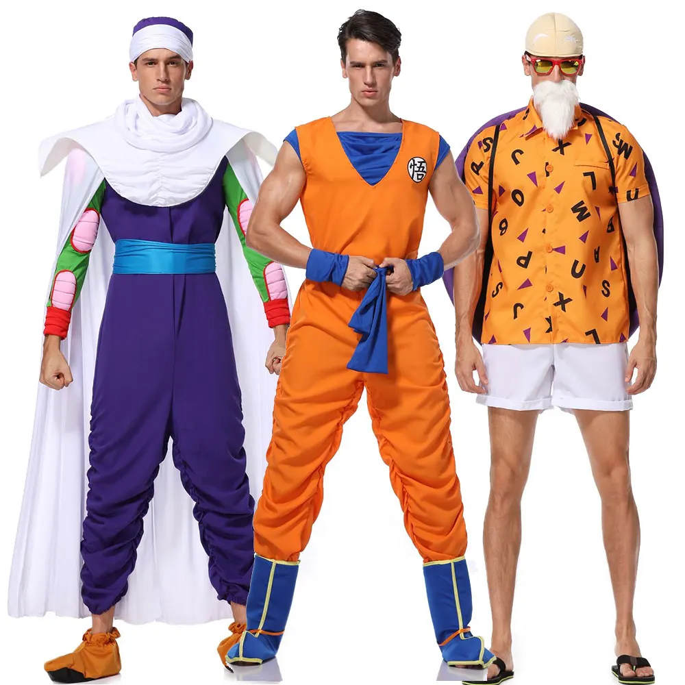 Halloween Son Goku Anime Abiti Per Adulti Son Goku E Piccolo Costume Cosplay Son Goku Anime Supereroi Tuta Gioco Di Ruolo Dress Up