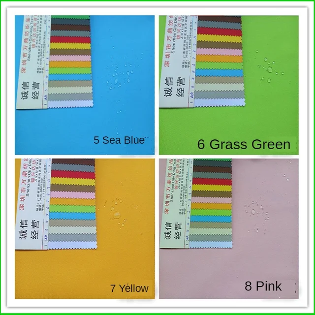 Tissu imperméable 900D pour l'extérieur, PU Oxford au mètre pour auvent de parapluie, tentes de bricolage, couture, Textile épais simple chiffré lisse 5