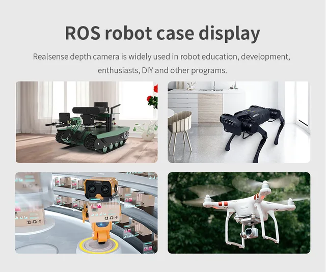 Robot Intel Realsense Drone Intel® RealSense™ Depth Camera D457 At