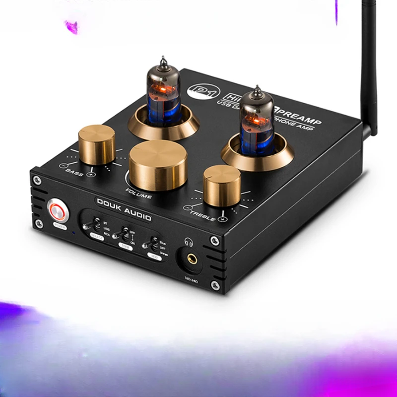 

Bluetooth 5.0 receives P1 bile pre-amplifier of electronic tube, USB decoder of bile machine, DAC