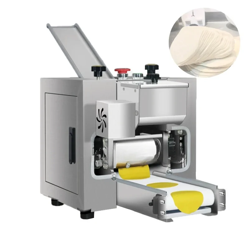 Automatico Chapati Pasta Tortilla Empanada Tortill Samosa Gyoza Wonton Spring Roll Maker Gnocco Skin Wrapper Machine