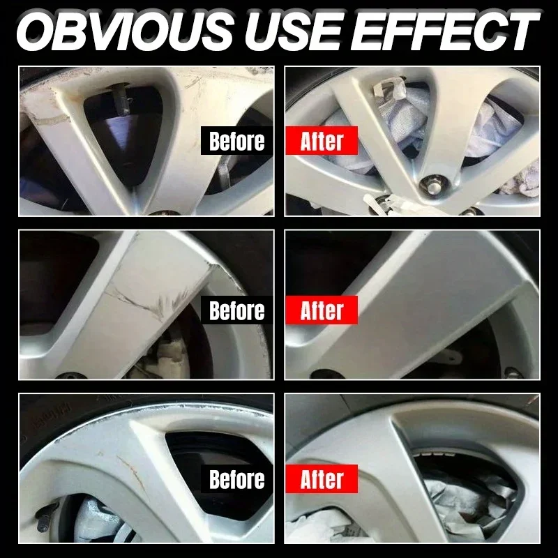 Wheel hub Scratch Repair wax 4