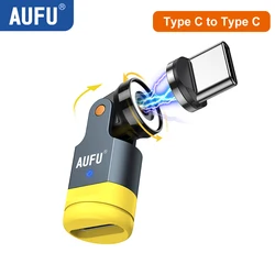 AUFU 540° Rotating Magnetic OTG Adapter - Universal Male Converter (Adapter For Type C)