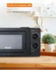 CHEF 0.6 Cubic Foot Microwave with 6 Power Levels, Small Microwave with Grip Handle, 600W Countertop Microwave with 3 6