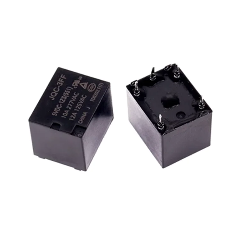 릴레이 JQC-3FF-005-1ZS JQC-3FF-009-1ZS JQC-3FF-012-1ZS JQC-3FF-024-1ZS, 5 핀 10A, 5V, 9V, 12V, 24V, 5 개