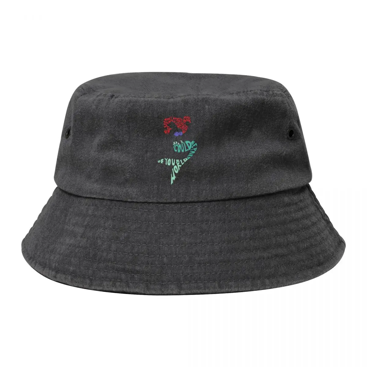 

Under The Sea Racerback Cowboy Denim Fisherman Hat With Printing