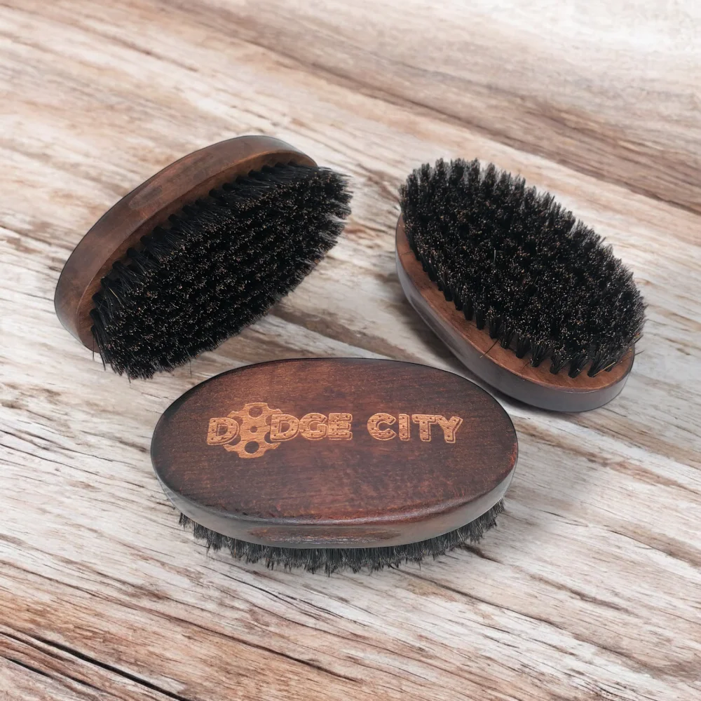 1 Piece Customized LOGO Retro Beard Brush Facial Brush for Men - Custom Personalized Your Name Text Great Unique Gift for Man 5
