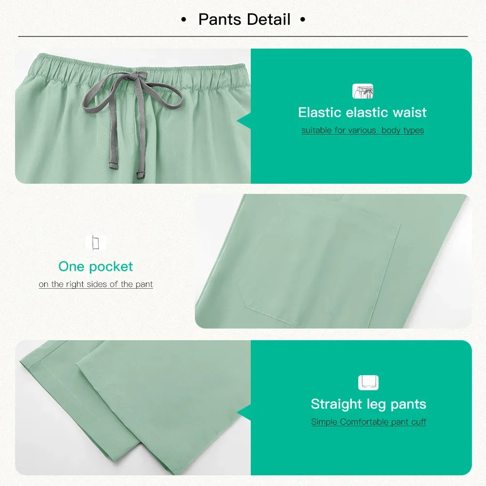 Pet Grooming Working Clothes Women Uniforme Dental Clinic Scrubs Suit Hospital Medical Scrub Set Spa Uniform Beautician Workwear