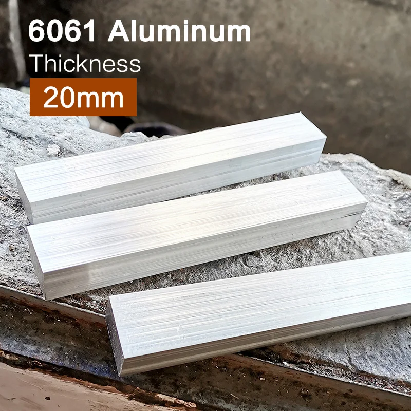 6061AluminumAlloyFlatBarThickness20mmWidth30mmLength100mm150mm200mm300mm400mm