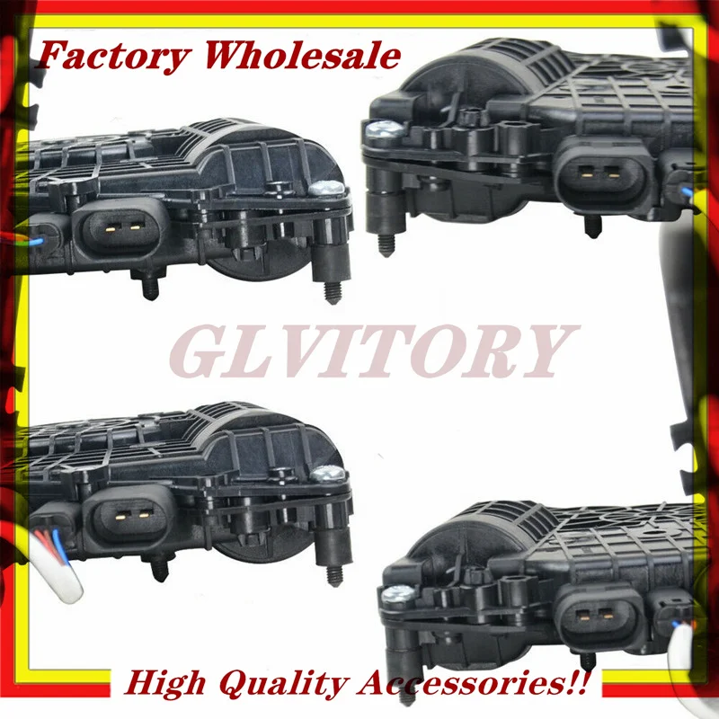 4pcs Front&Rear Left+Right Soft Close Door Lock Mechanism Actuator for BMW X5 E70 X6 E71 E72 51227167587 51227167588 51217167579