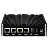 12th Gen 2.5G Firewall Router Intel N100 J6426 4x i225-V LAN 2*COM RS485 RS232 Industrial Fanless Mini PC 2x4K OPNsense Proxmox 2