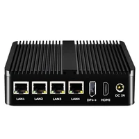12th Gen 2.5G Firewall Router Intel N100 J6426 4x i225-V LAN 2*COM RS485 RS232 Industrial Fanless Mini PC 2x4K OPNsense Proxmox 2