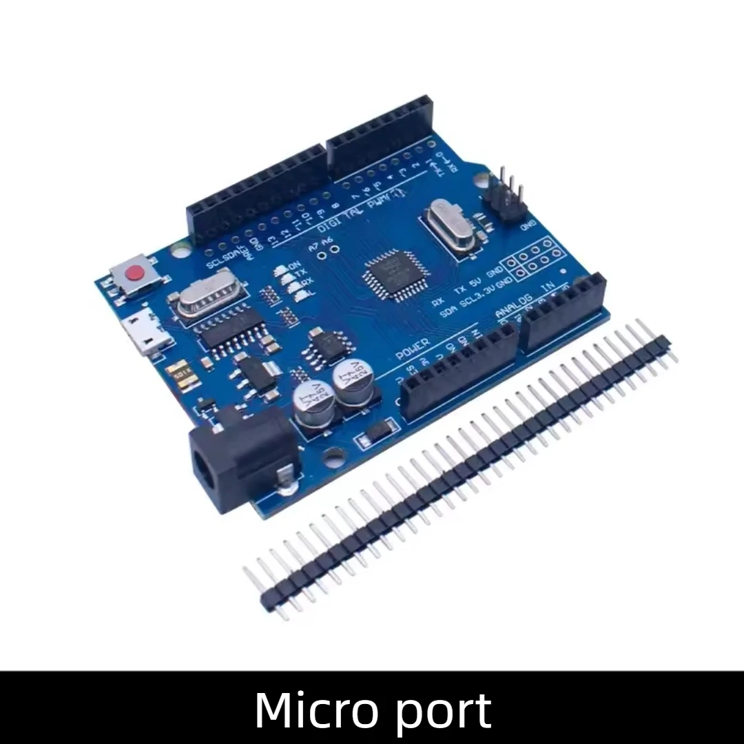 Enhanced Microcontroller Development Board with USB Cable - 16MHz SMD Chip