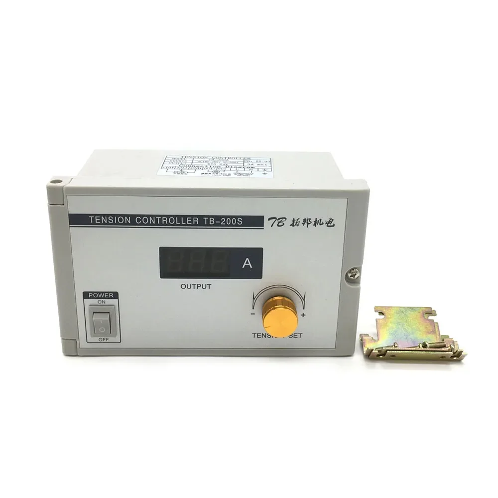 Manual/ Semi-automatic Roll Diameter Tension Controller 4A Hall Sensor Magnetic Powder Brake Clutch Potentiometer PLC Control