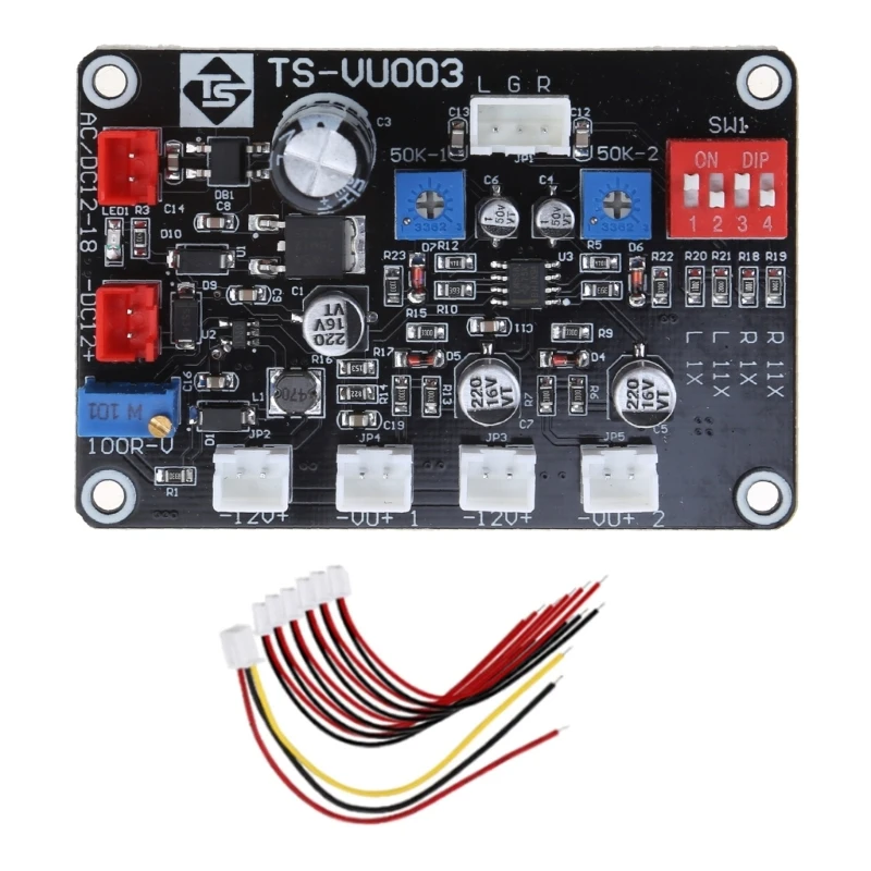 

Panel VU Meter Driver Board PCB Board Tube Amplifier Level Ammeter Plastic