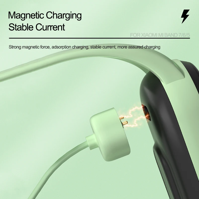 Magnetic Charger for Xiaomi Mi Smart Band 5 6 7  Portable Charger Replacement USB Charging Line for Miband 6 Miband 7 Cable Cord