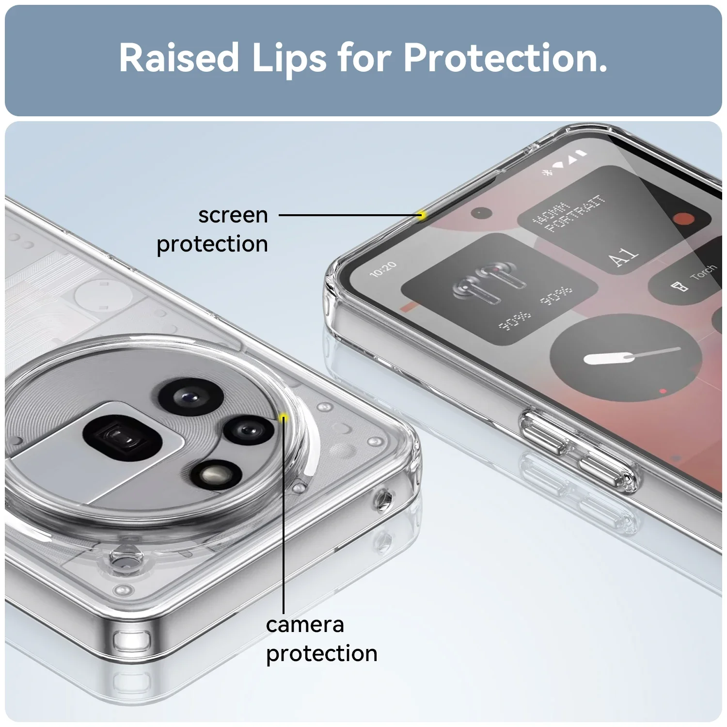 Transparent Colorful TPU Protective Phone Case - Clear Coque Shell s