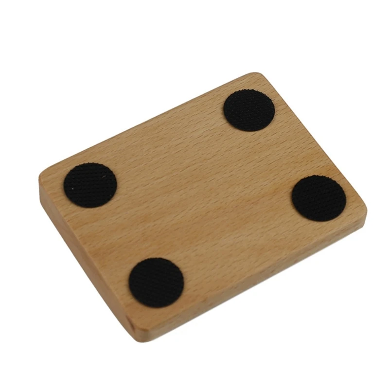 DN59 Non-Slip Keyboard Hand Wrist Rest Pad Walnut/Beech Wooden Palm- Keyboard Tray for Mechanical Gaming Mouse