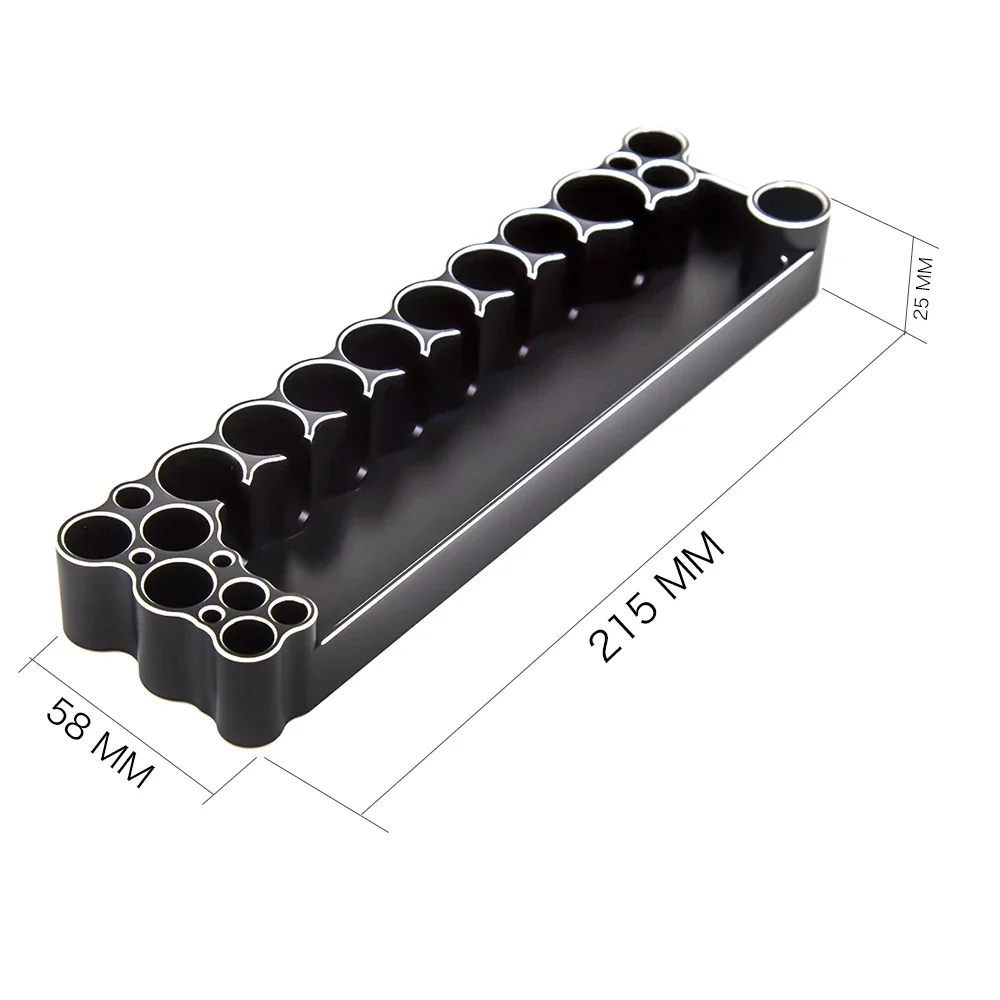 

RC Car Axial SCX10 TRX4 Metal Tool Storage Rack Screwdriver Tools Bracket Holder Tray Socket Remote Control Toys Boat Airplane